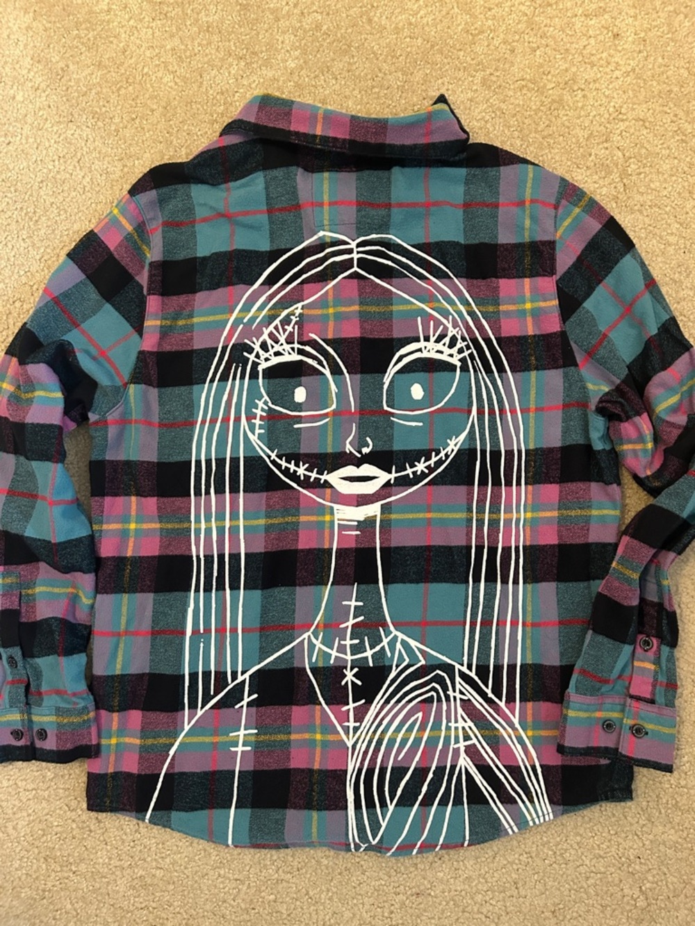 Cakeworthy Nightmare Before Christmas Sally Flannel
